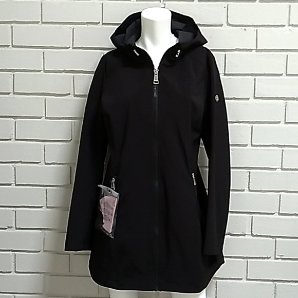 Calvin Klein Jackets & Blazers - Calvin Klein Black Hooded Trench Coat. Size Medium  NWOT